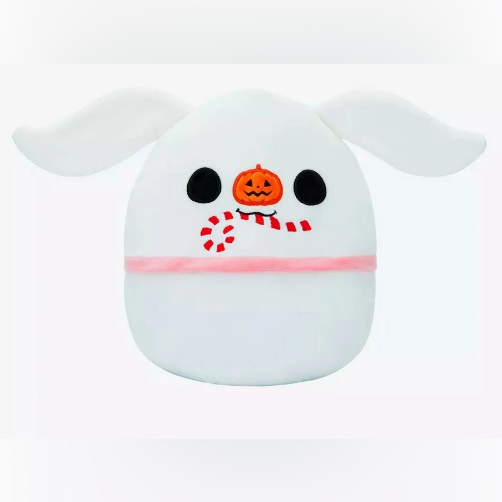 Squishmallows 8" Nightmare Before Christmas Zero with Candy Cane